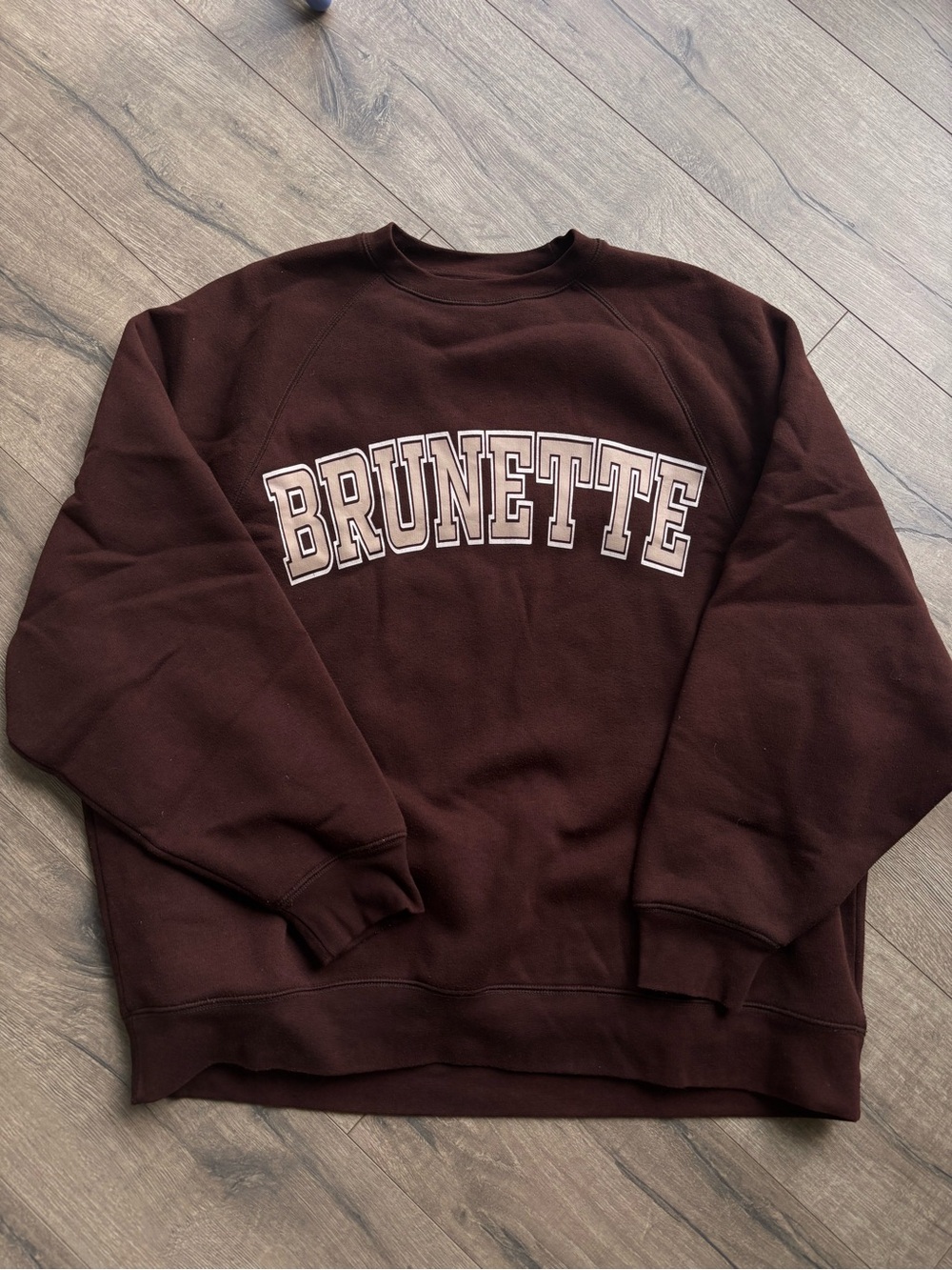Brunette The Label The “brunette” Not Your Boyfriend’s Crew Neck Sweatshirt S/M